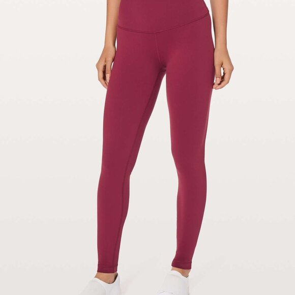 Lululemon Wunder Under Hi-Rise Leggings - Ruby Wine - Picture 5 of 8